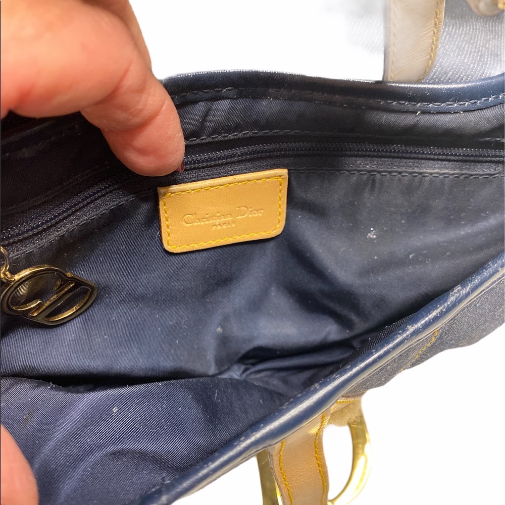 Christian Dior Denim Saddle Bag🌹🌹HOST PICK… - Picture 8 of 12
